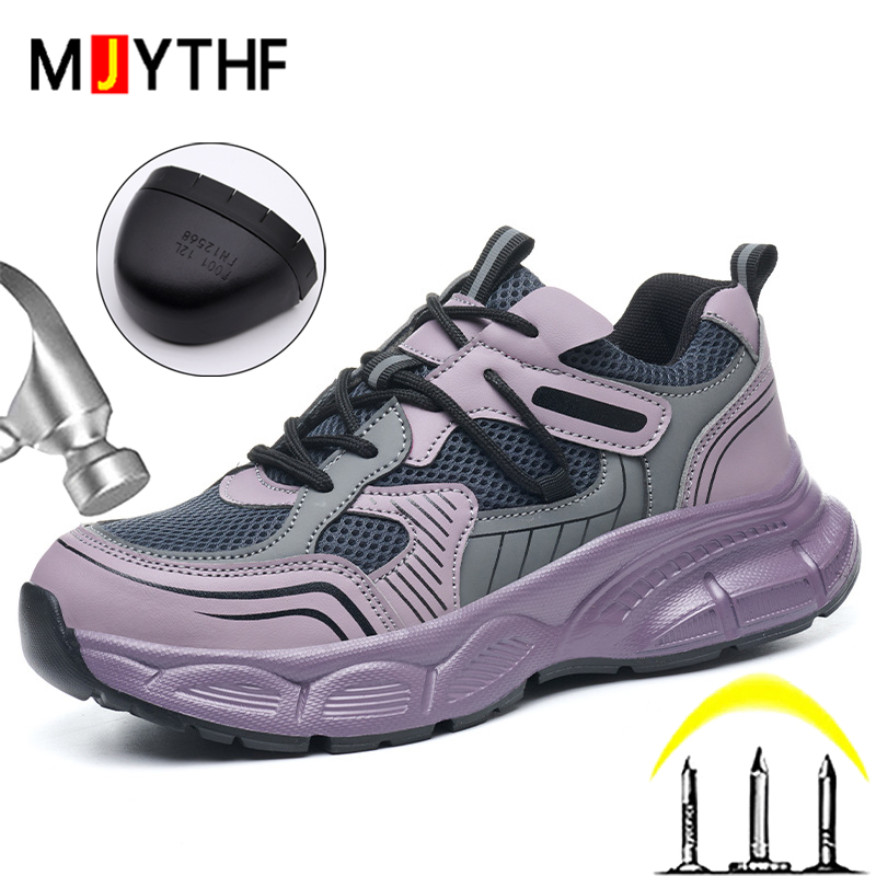 Work Boot Steel Toe - Safety Shoes Women Work Sneakers Steel