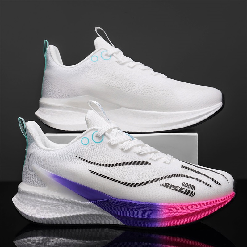 Men Shoes Runners - Men's Stylish Breathable Carbon Plate Cushion