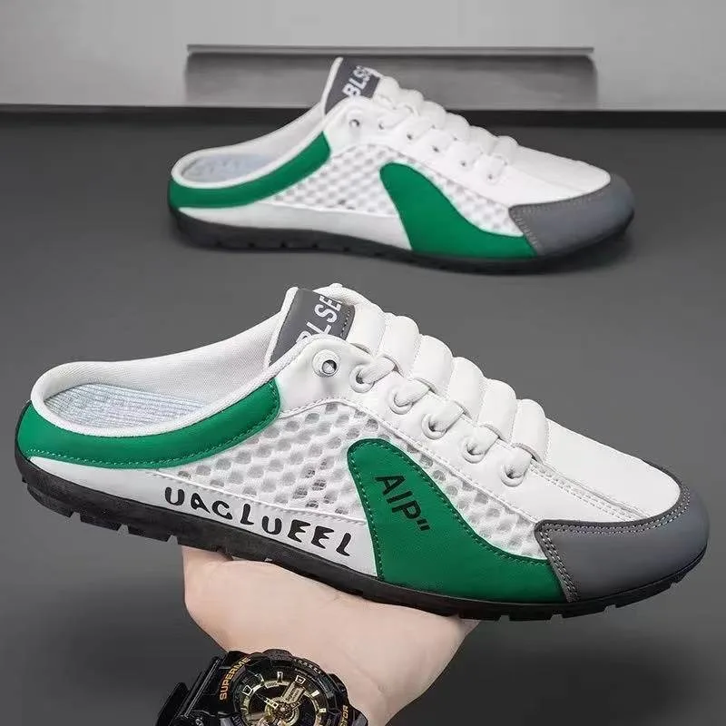 Men'S Shoes With Support - Men's Fashion Soft-soled Half Slippers Summer