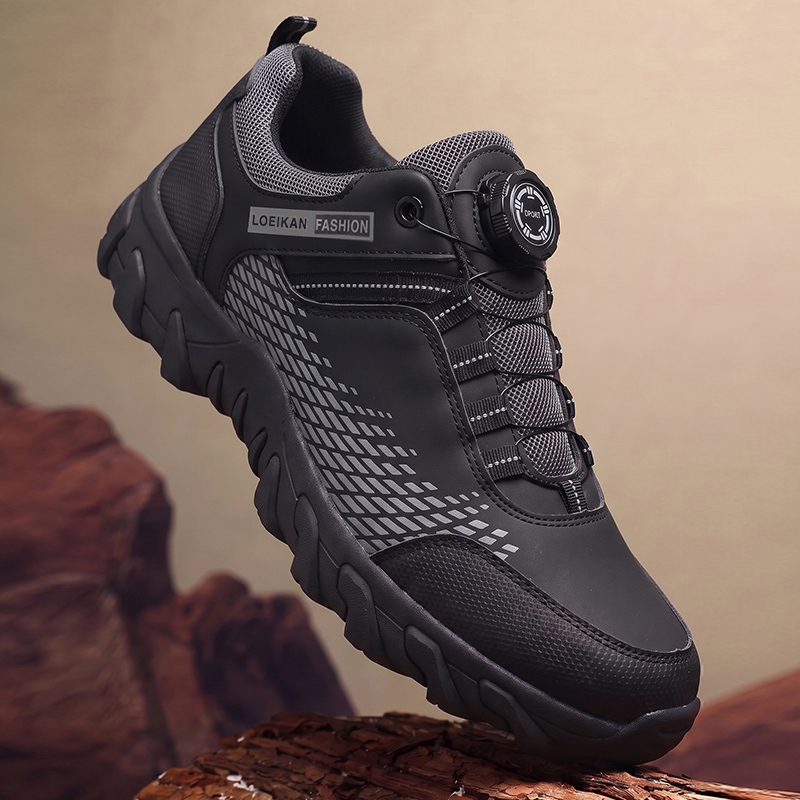 Men'S Shoes Temu - Men's Rotary Knob Casual Shoes, Mesh