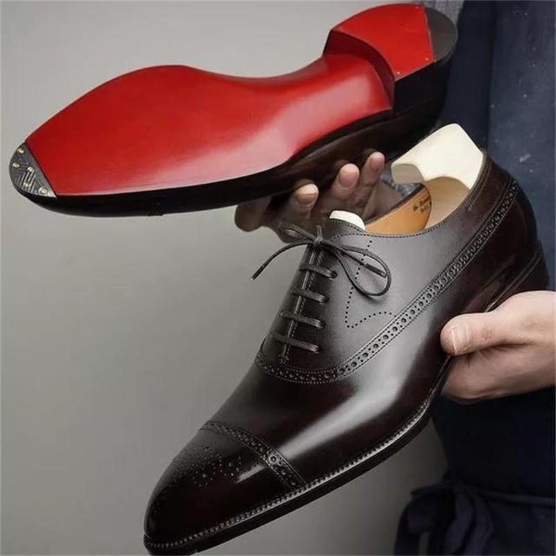Men Shoes Red Bottom - Oxfords Men Shoes Red Sole Fashion