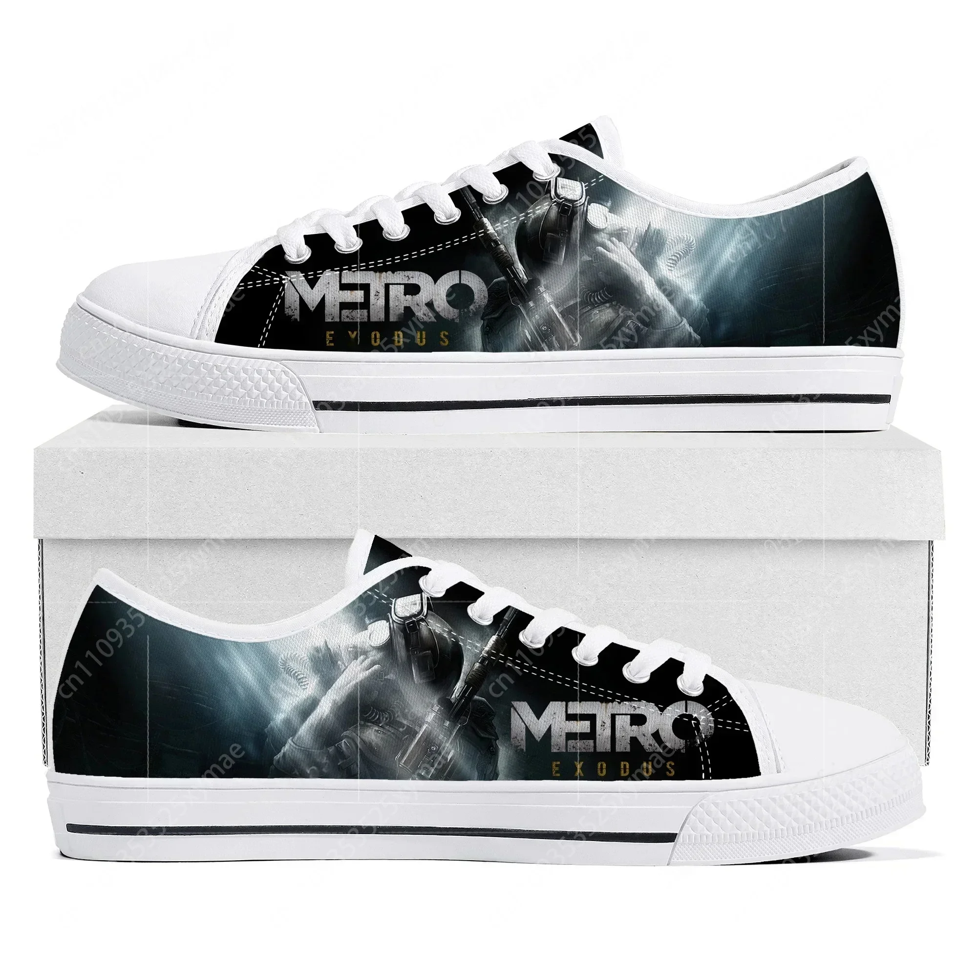 Men Shoes Metro - Metro Exodus Low Top Sneakers Cartoon