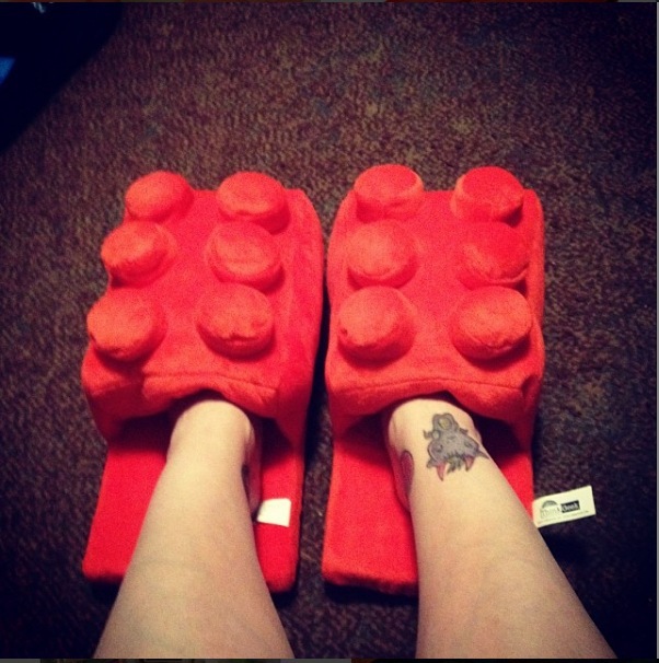 Men'S Shoes With Support - Warm Brick Slipper Women House Winter