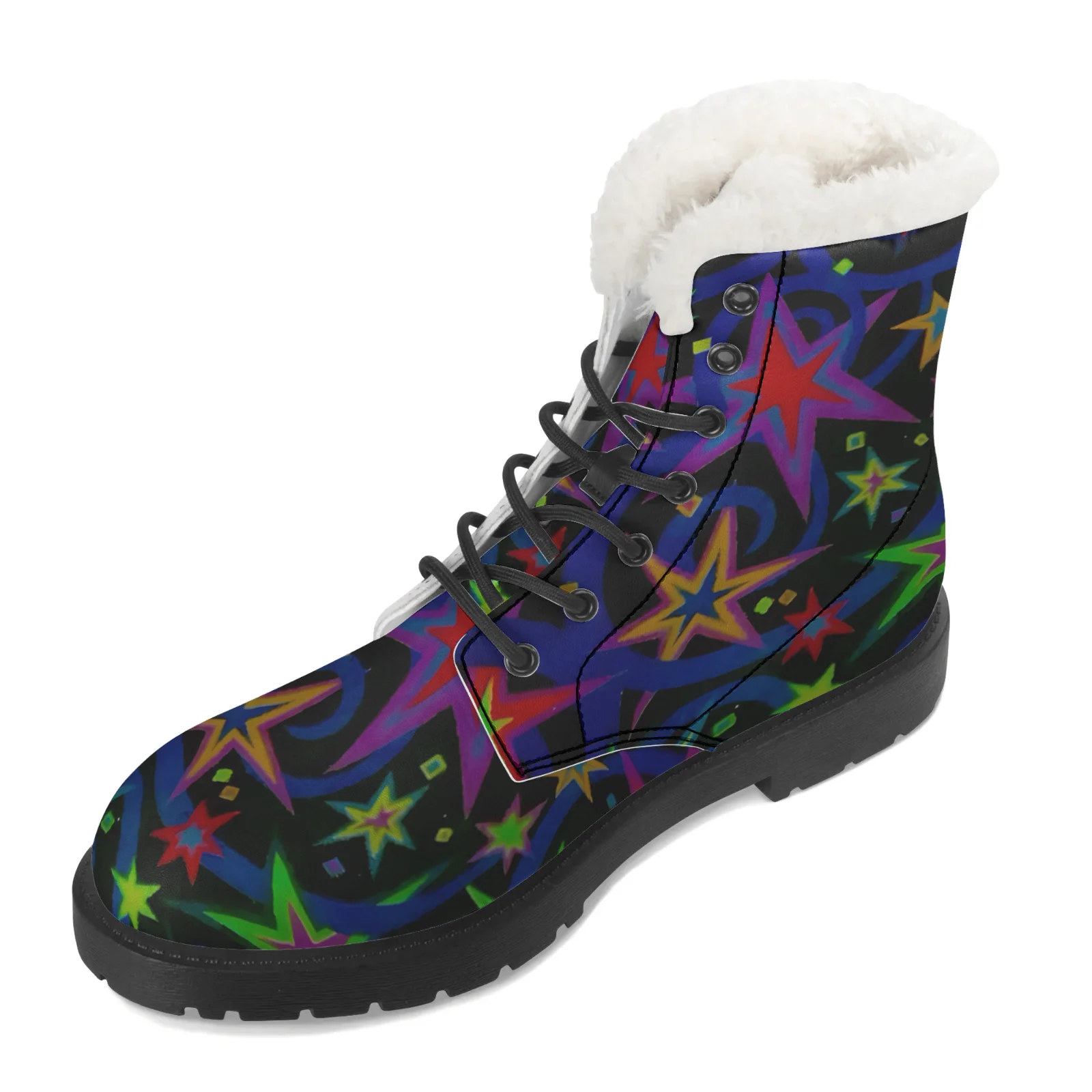 Starlit Sky Plush Snow Boots f - Men Shoes Eu To Us Size 评论和价格