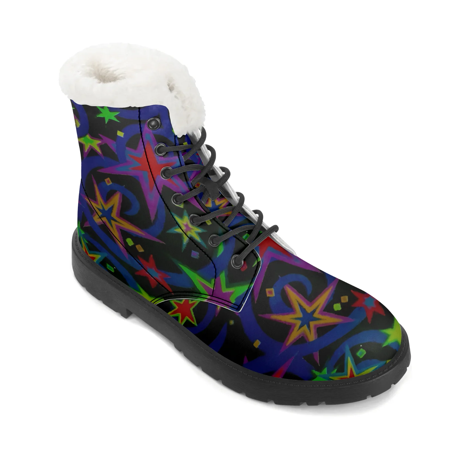 Starlit Sky Plush Snow Boots f - Men Shoes Eu To Us Size 评论和价格