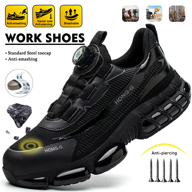 Impact-Resistant Puncture-Resi - Work Boot Steel Toe 评论和价格