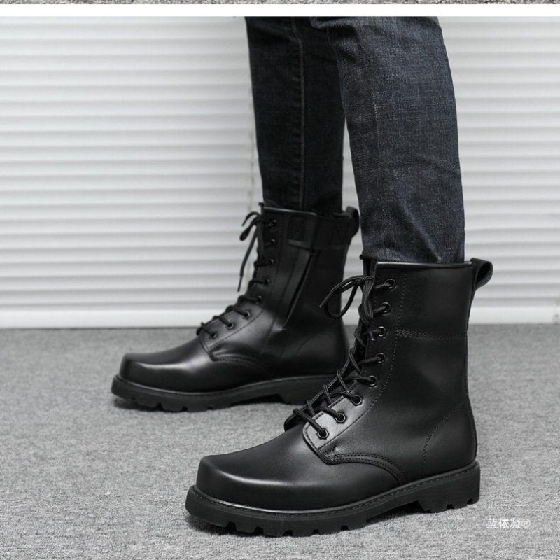 Tactical Combat Boots Mens Hig - Work Boot Steel Toe 评论和价格