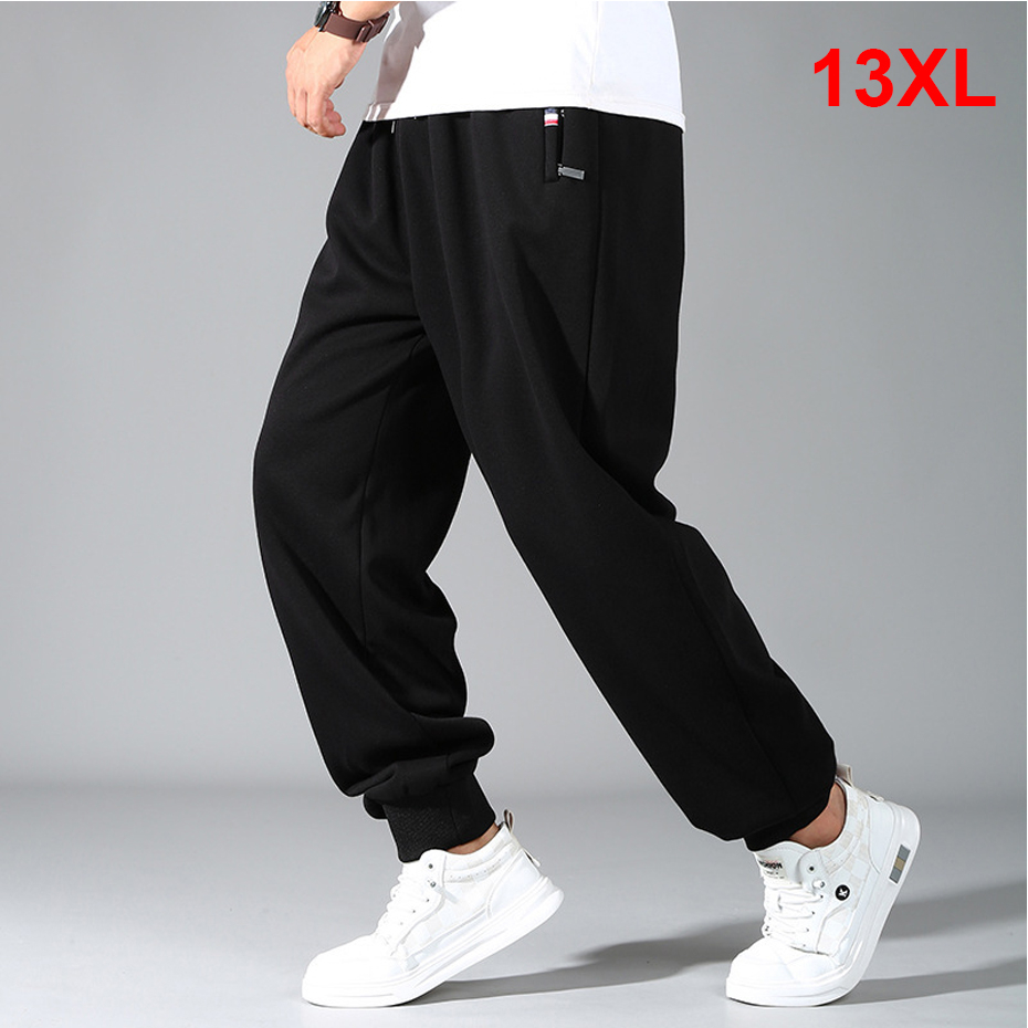 12XL 13XL Plus Size Jogger Pan - Men Shoes Joggers 评论和价格