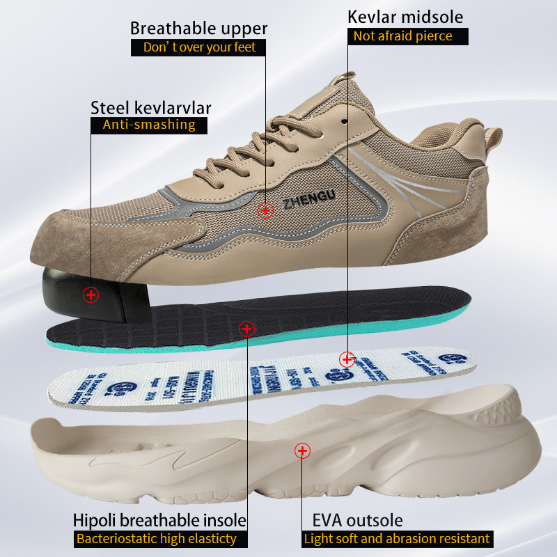 Work Sneakers For Men Safety S - Work Boot Steel Toe 评论和价格