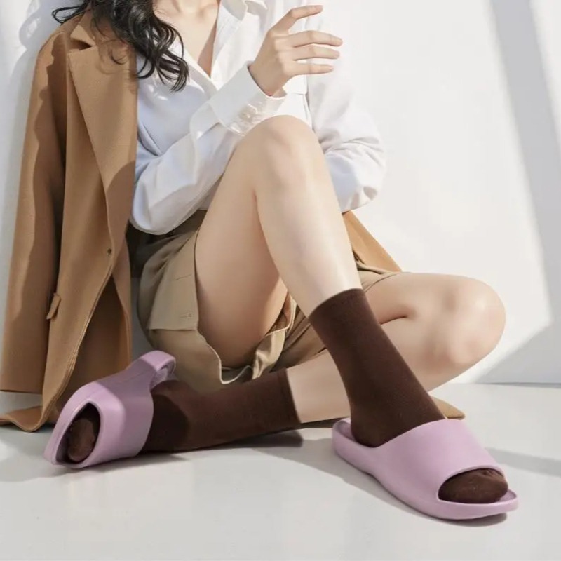 Couple EVA Platform Slippers S - Men Shoes Size To Women 评论和价格