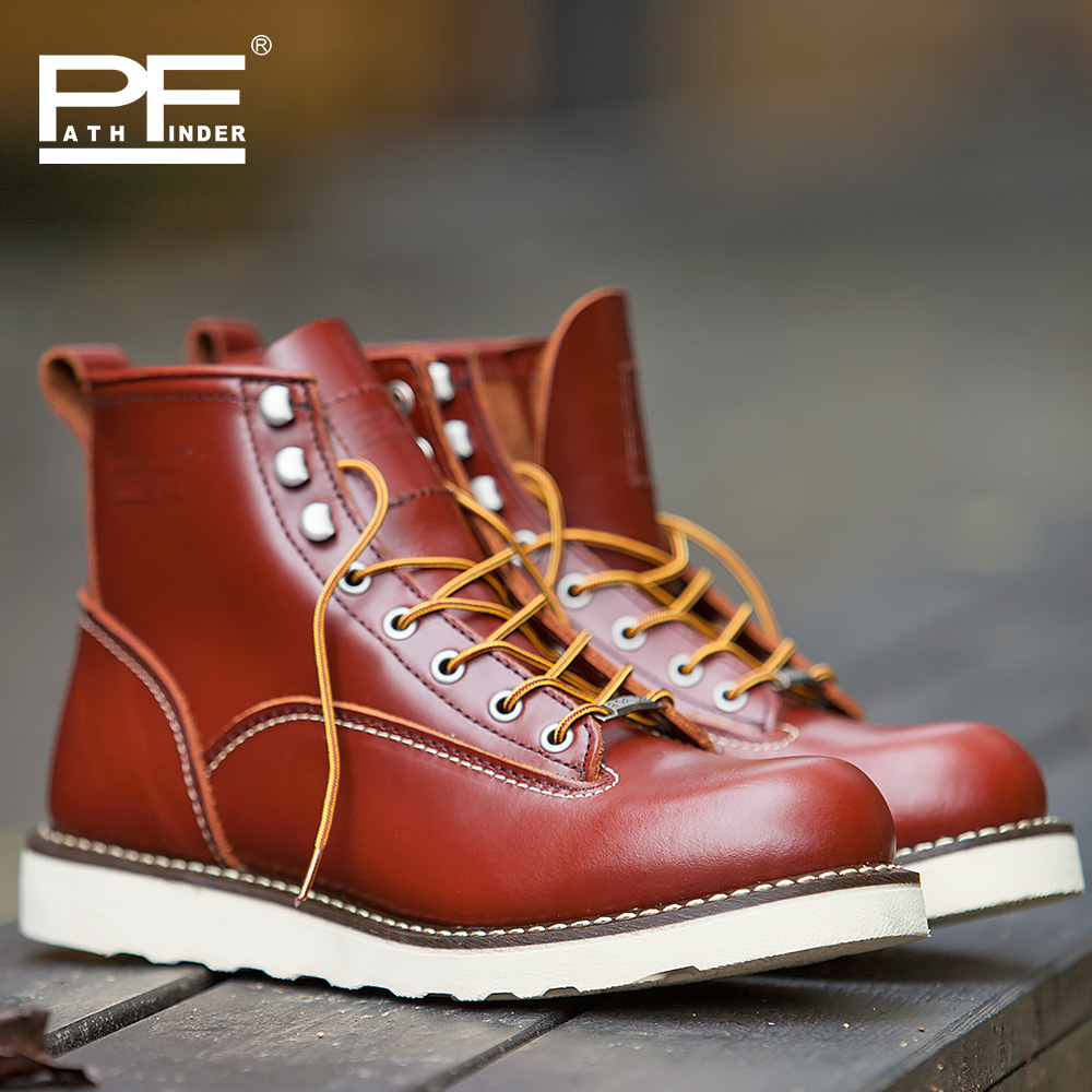 pf Men's Fashion Genuine Leath - Work Boot Steel Toe 评论和价格