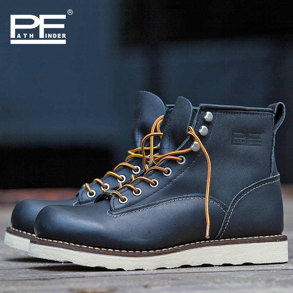 pf Men's Fashion Genuine Leath - Work Boot Steel Toe 评论和价格