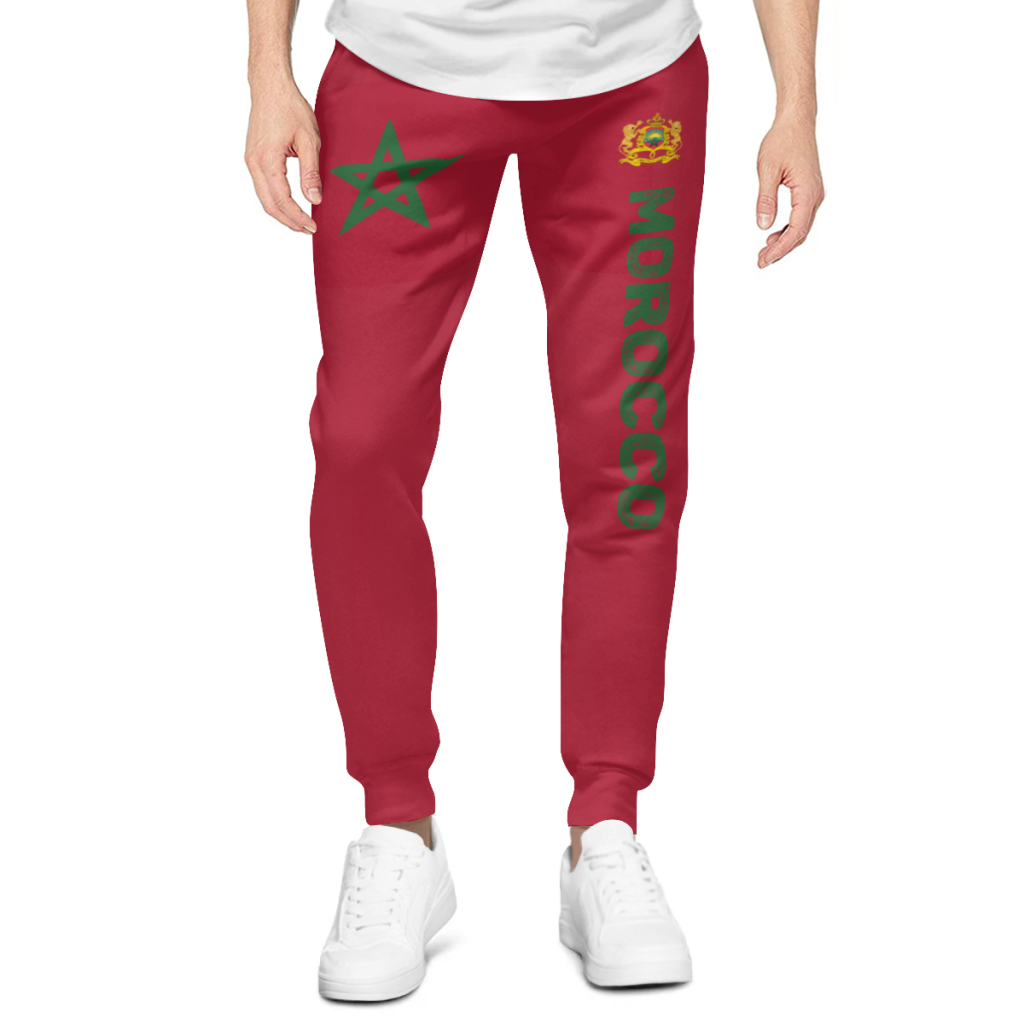 2025 Morocco Flag Mens Sweatpa - Men Shoes Joggers 评论和价格