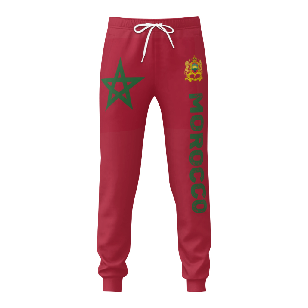 2025 Morocco Flag Mens Sweatpa - Men Shoes Joggers 评论和价格