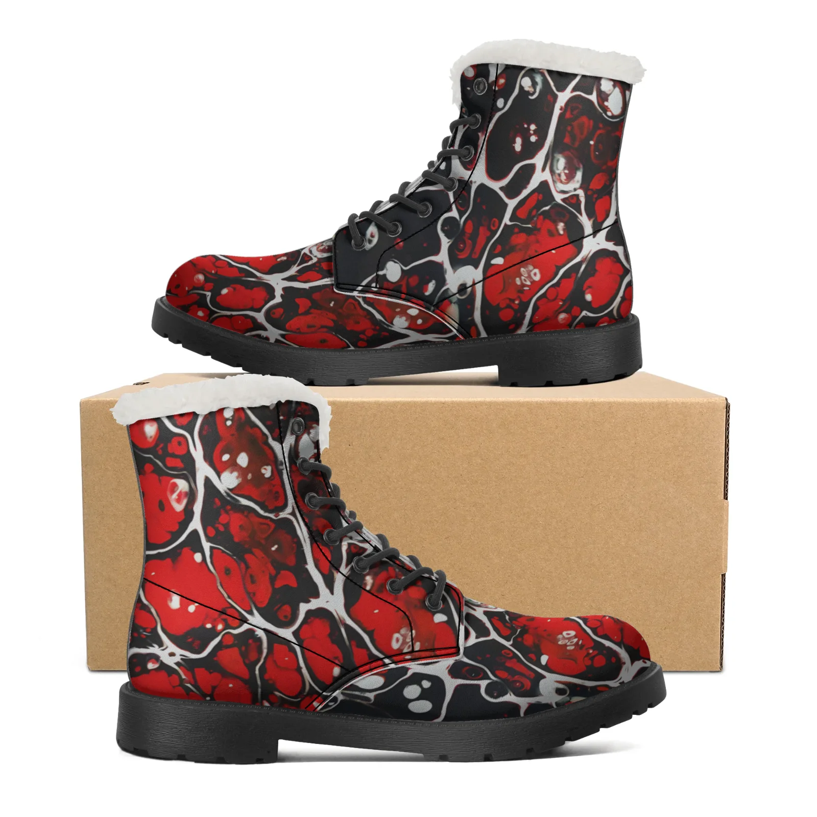 Fashion Plush Snow Boots for M - Men Shoes Eu To Us Size 评论和价格