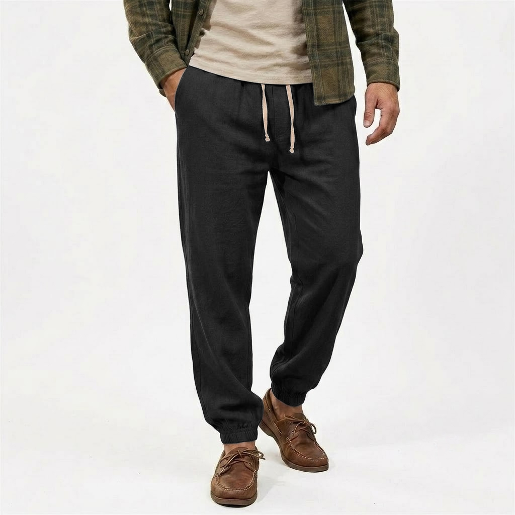 Men's Solid Color Harem Sweatp - Men Shoes Joggers 评论和价格