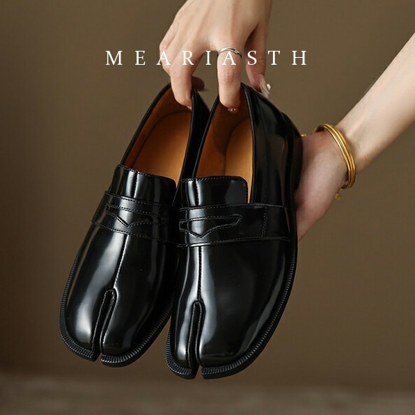 black Tabi Shoes Split Toe Pat - Men'S Shoes Temu 评论和价格