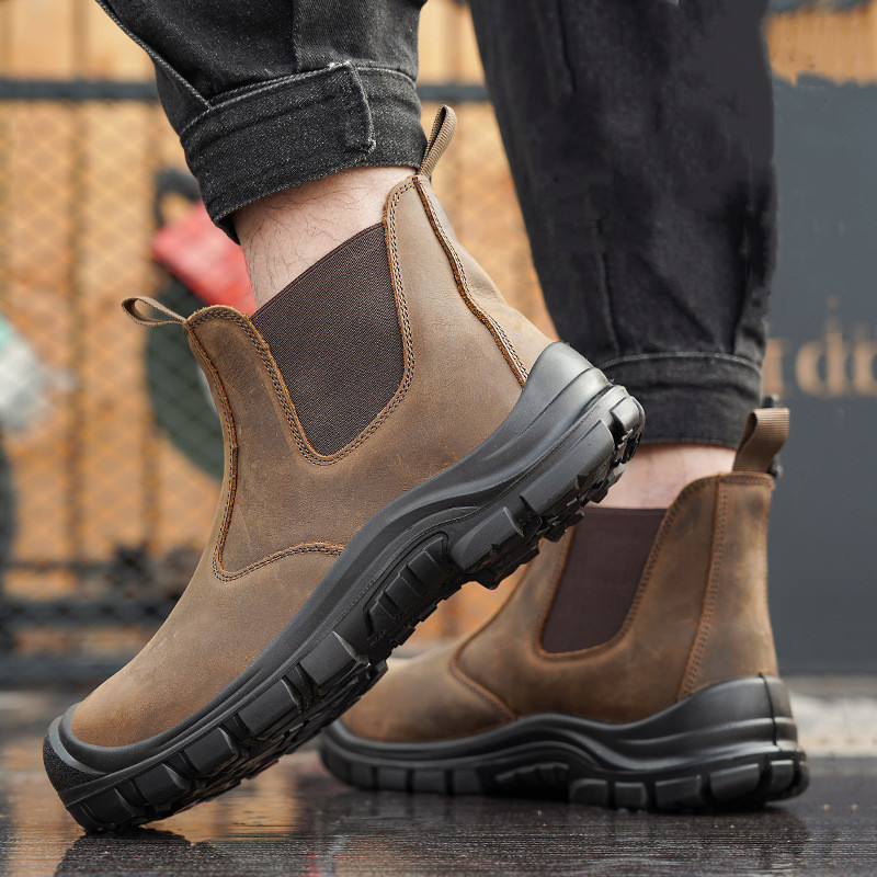 large size men's fashion steel - Work Boot Steel Toe 评论和价格