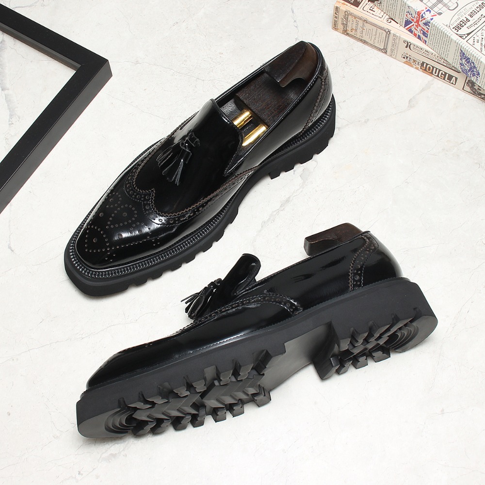 Men's Casual Business Leather  - Men Shoes Eu To Us Size 评论和价格
