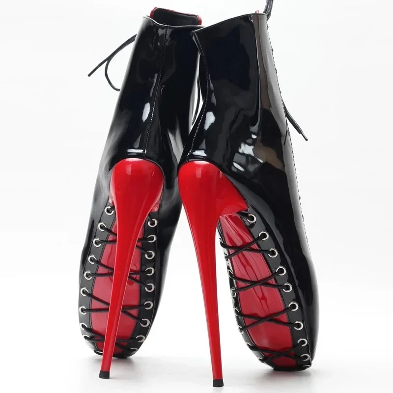 Unisex High Heeled Ballet Boot - Men Shoes Red Bottom 评论和价格
