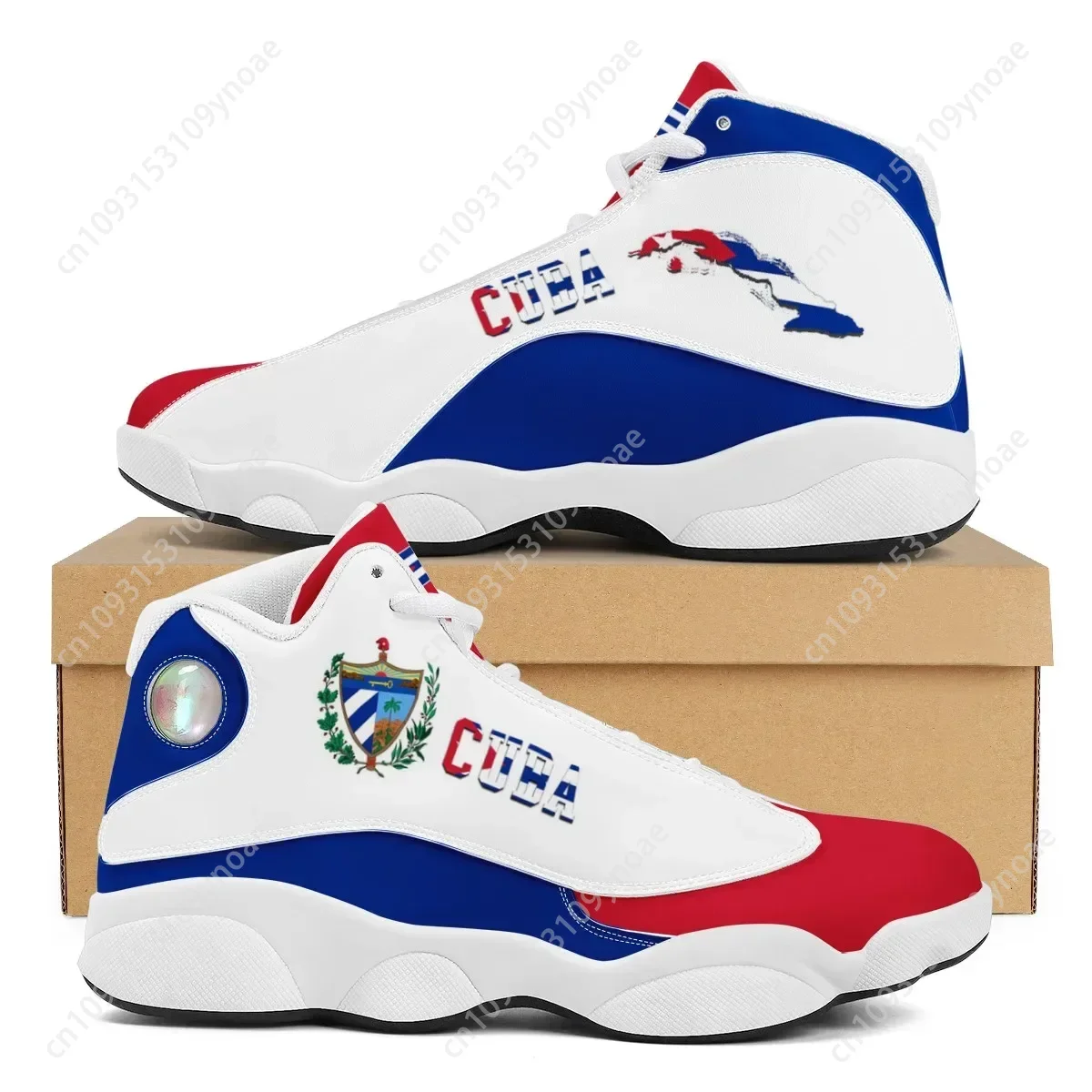 CUBA Flag Print Cool Men Baske - Men Shoes Runners 评论和价格