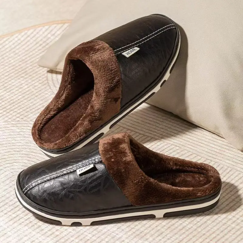 Men's Big Size Winter Slippers - Men'S Shoes Temu 评论和价格