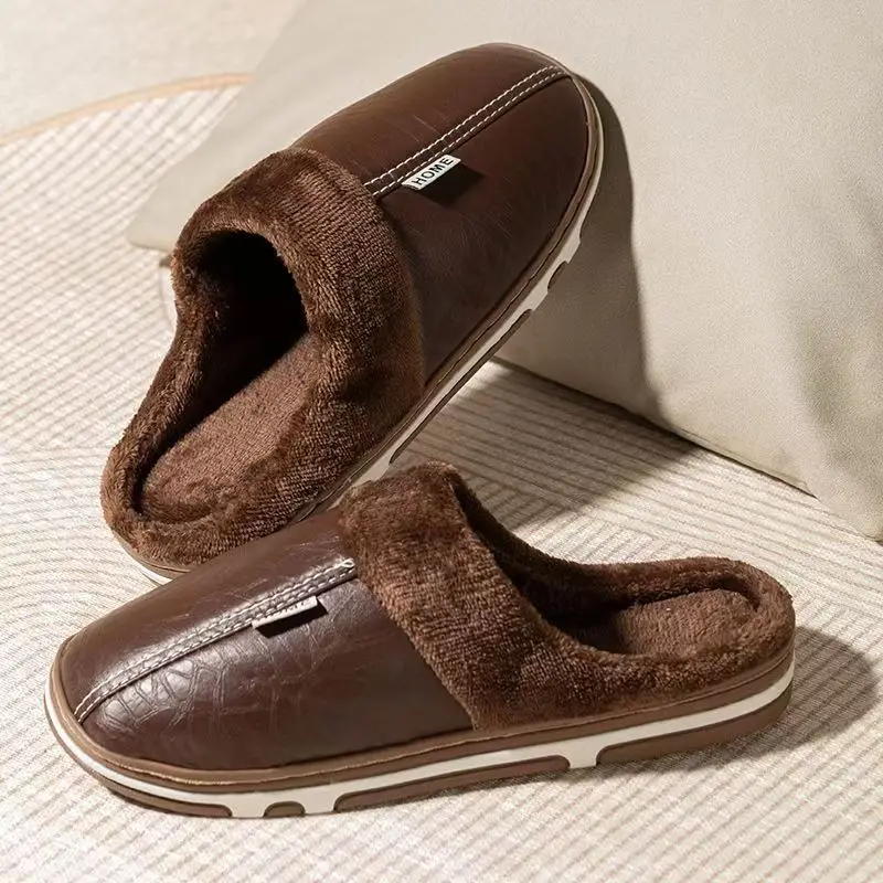 Men's Big Size Winter Slippers - Men'S Shoes Temu 评论和价格