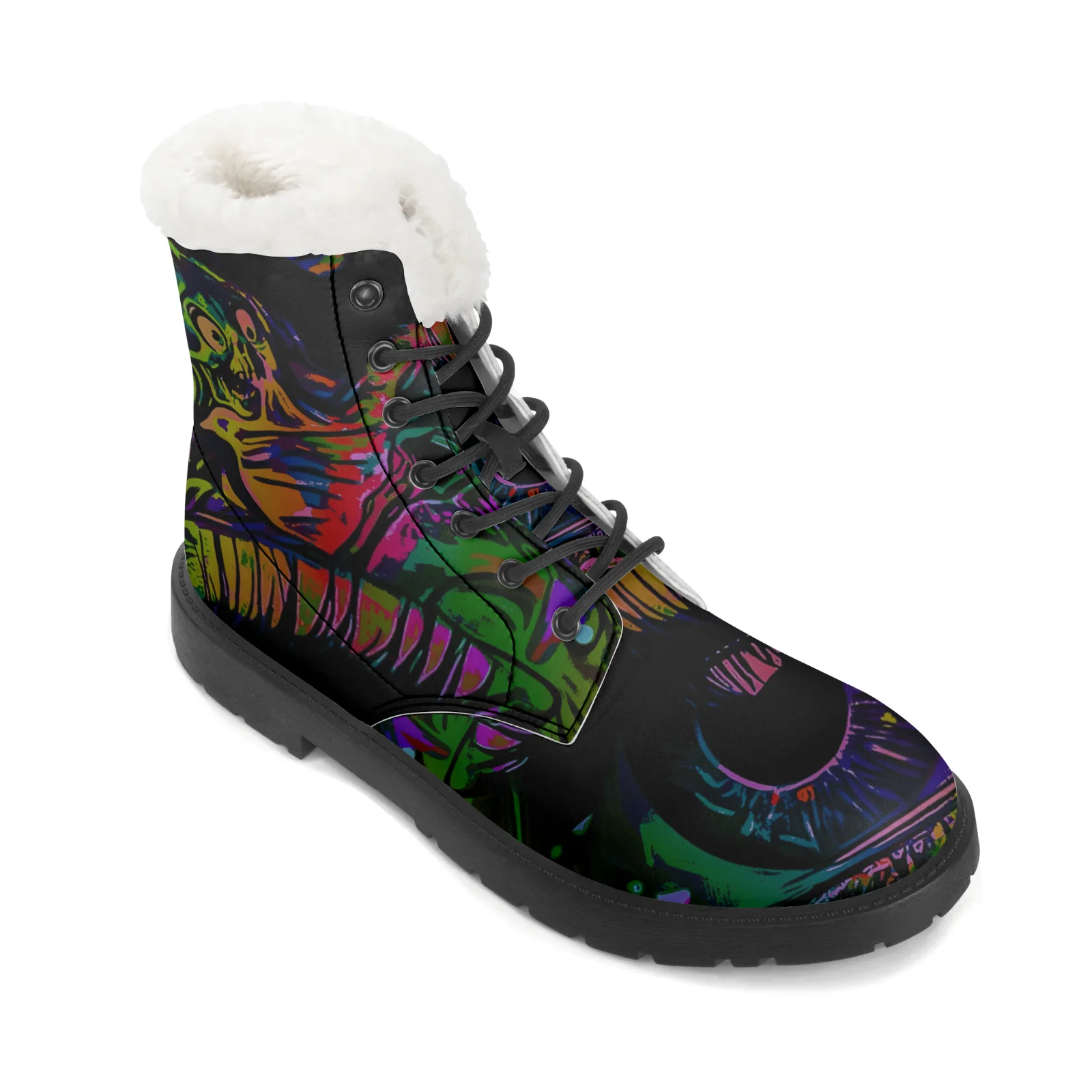 Cool Design Plush Snow Boots f - Men Shoes Eu To Us Size 评论和价格