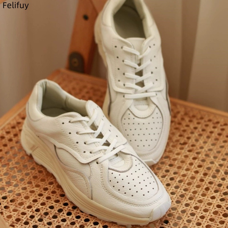 Round-toe Lace-up Casual White - Men'S Shoes Temu 评论和价格