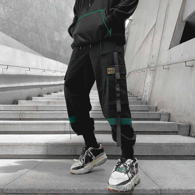 Hip Hop Men‘s Streetwear Pants - Men Shoes Joggers 评论和价格