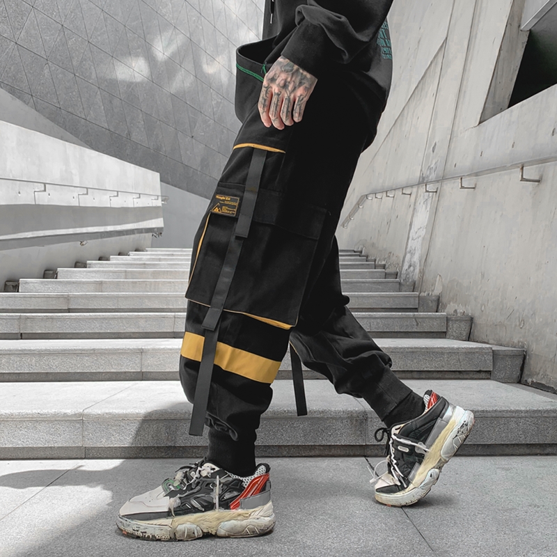 Hip Hop Men‘s Streetwear Pants - Men Shoes Joggers 评论和价格