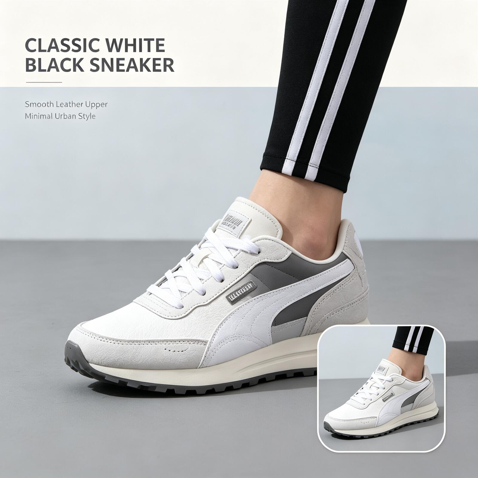PUMA Men White Black Low Top S - Men Shoes Jordan 评论和价格