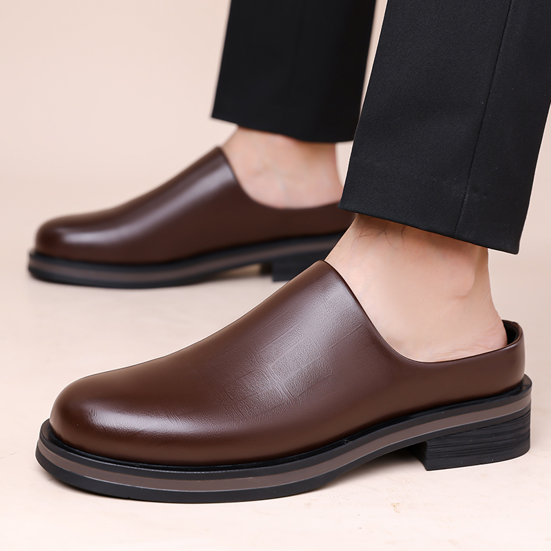 Men Slip-On Half Slippers, Thi - Men'S Shoes Temu 评论和价格