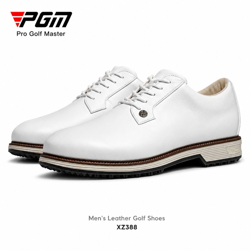 PGM Men's Cow Leather Golf Sho - Men Shoes Eu To Us Size 评论和价格