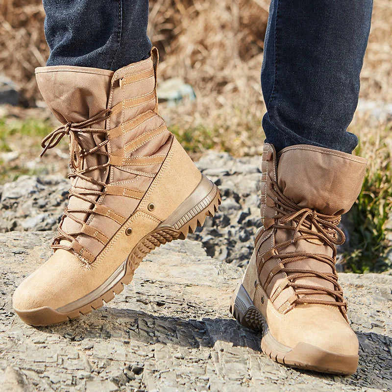 Hot Tactical Eu 38-46 High Tub - Men Shoes Eu To Us Size 评论和价格