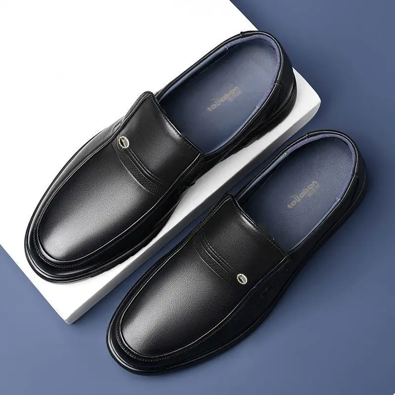 Round Toe Social Shoe Male Bla - Men Shoes On Clearance 评论和价格