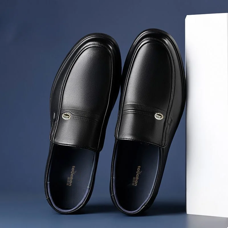 Round Toe Social Shoe Male Bla - Men Shoes On Clearance 评论和价格