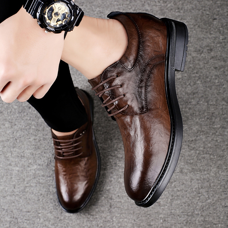 Leather Casual Elevator Shoes  - Men'S Shoes With Support 评论和价格