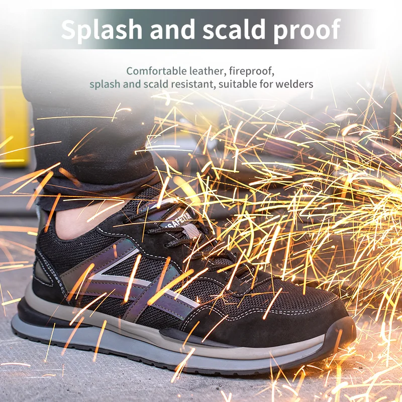 Anti scalding Work Safety Shoe - Work Boot Steel Toe 评论和价格